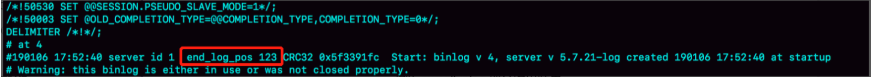 binlog